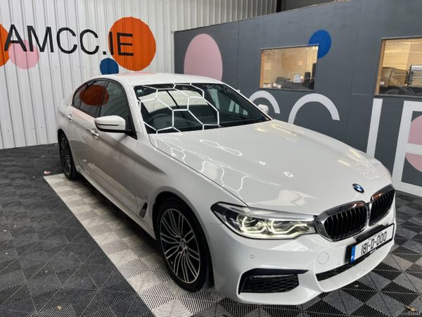 BMW 5-Series Saloon, Petrol Plug-in Hybrid, 2018, White