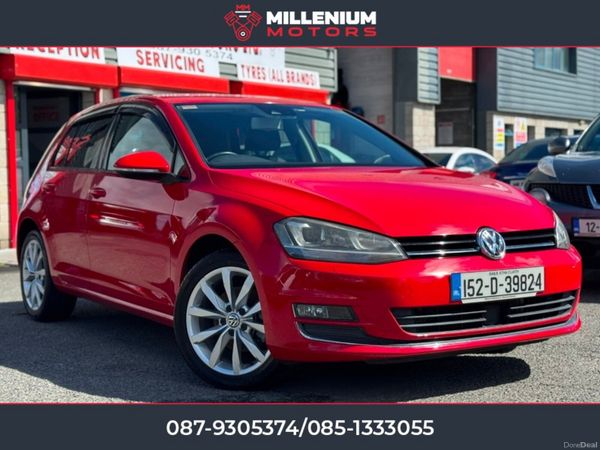 Volkswagen Golf Hatchback, Petrol, 2015, Red