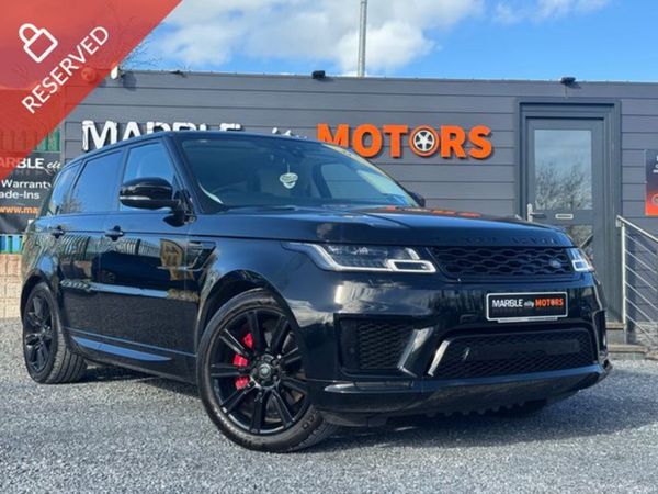 Land Rover Range Rover Sport Estate, Petrol Plug-in Hybrid, 2020, Black