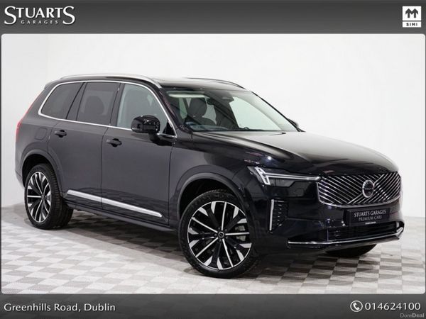 Volvo XC90 Estate, Petrol Plug-in Hybrid, 2025, Black