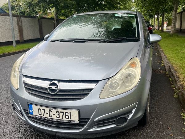 Opel Corsa Hatchback, Petrol, 2007, Silver