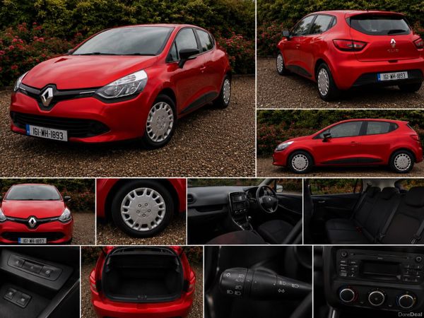 Renault Clio Hatchback, Petrol, 2016, Red