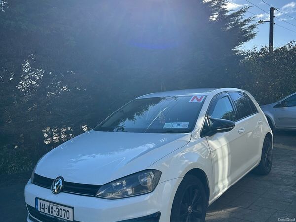 Volkswagen Golf Hatchback, Diesel, 2014, White