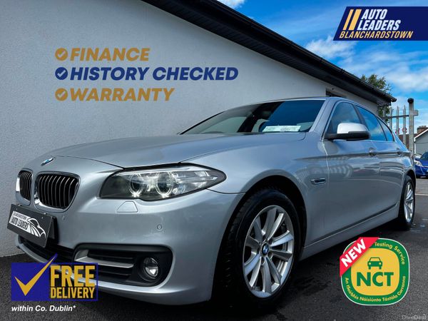 BMW 5-Series Saloon, Diesel, 2016, Silver