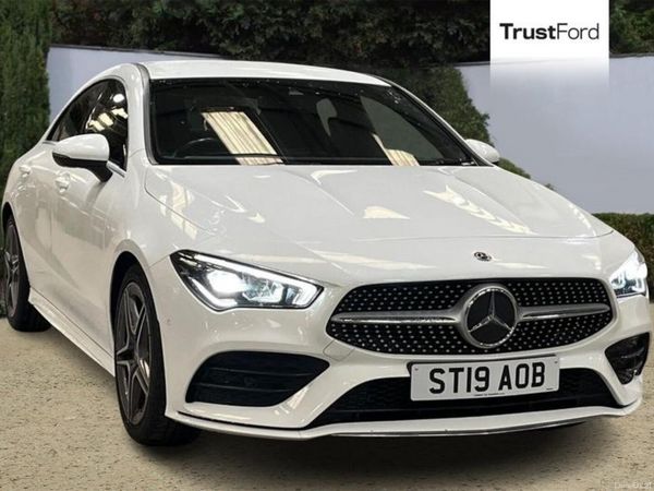 Mercedes-Benz CLA Saloon, Petrol, 2019, White