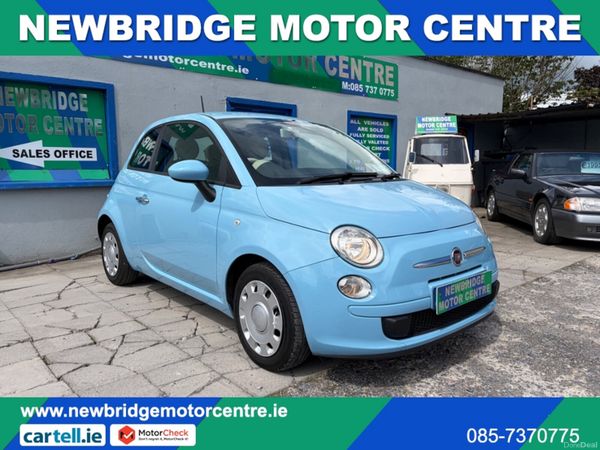 Fiat 500 Hatchback, Petrol, 2015, Blue