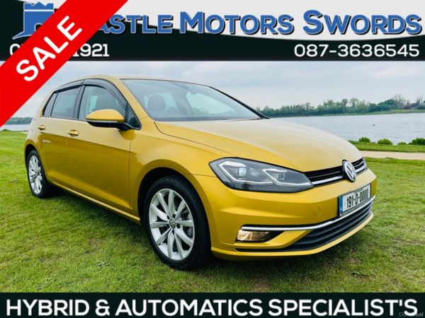 Volkswagen Golf Hatchback, Petrol, 2019, Yellow