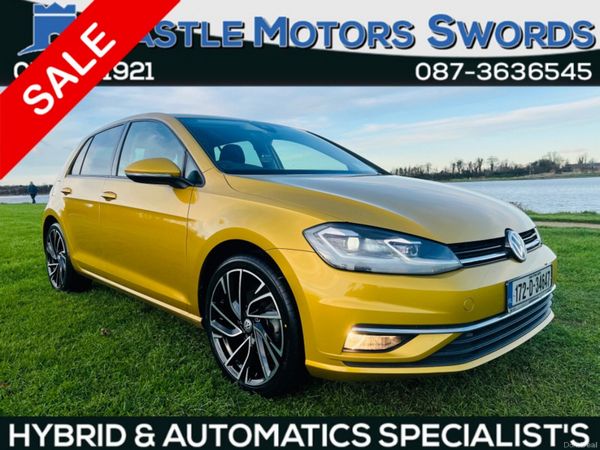 Volkswagen Golf Hatchback, Petrol, 2017, Gold