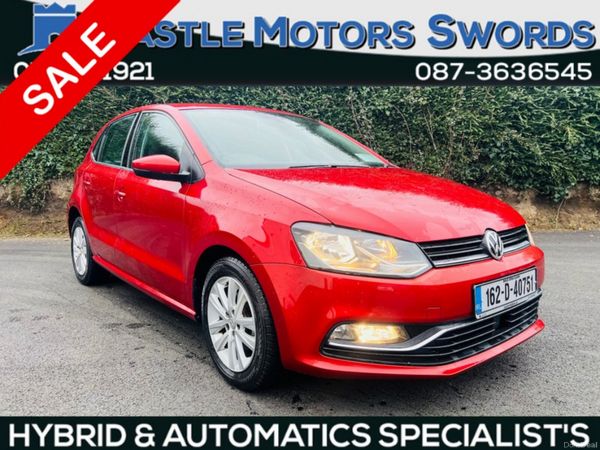Volkswagen Polo Hatchback, Petrol, 2016, Red