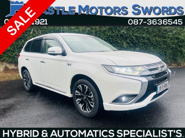 Mitsubishi Outlander SUV, Petrol Plug-in Hybrid, 2018, White