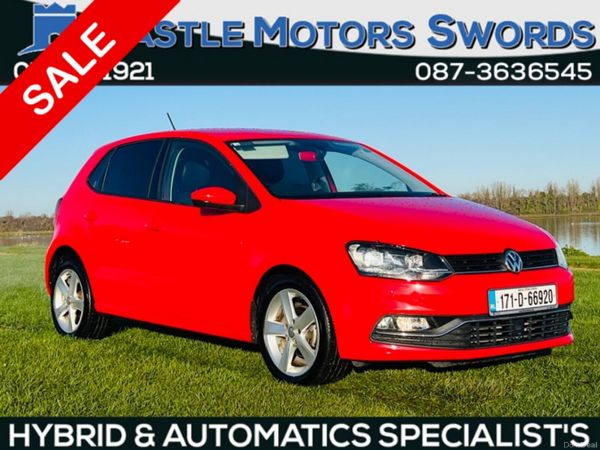 Volkswagen Polo Hatchback, Petrol, 2017, Red
