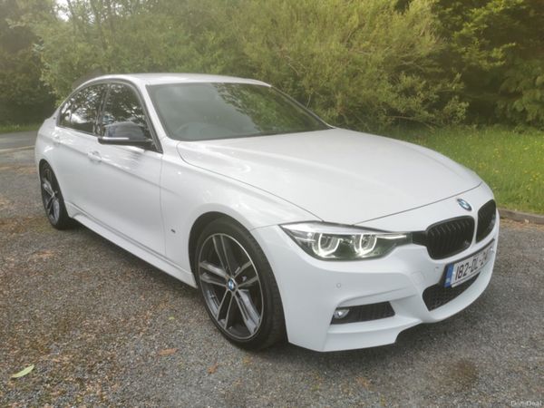 BMW 3-Series Saloon, Petrol Hybrid, 2018, White
