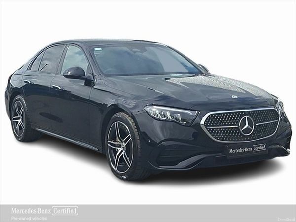 Mercedes-Benz E-Class Saloon, Diesel Plug-in Hybrid, 2024, Black