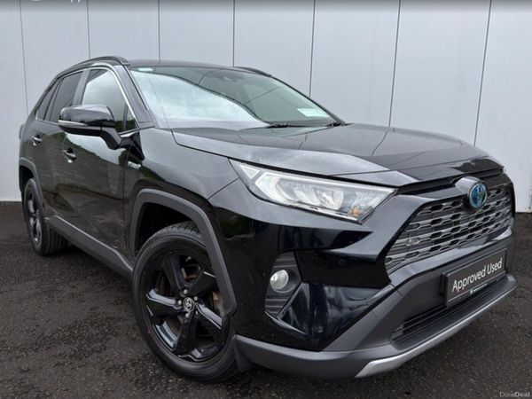 Toyota RAV4 SUV, Petrol Hybrid, 2021, Black
