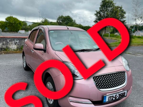 Nissan March Hatchback, Petrol, 2017, Pink