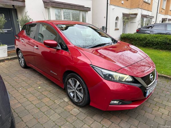 Nissan Leaf Hatchback, Electric, 2018, Red