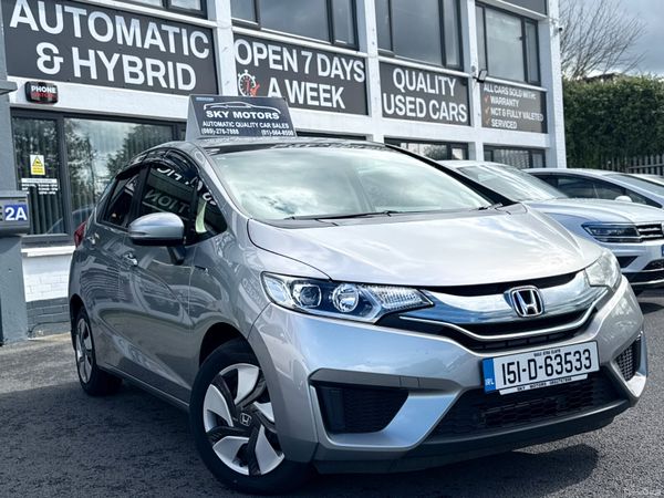 Honda Fit Hatchback, Petrol Hybrid, 2015, Silver