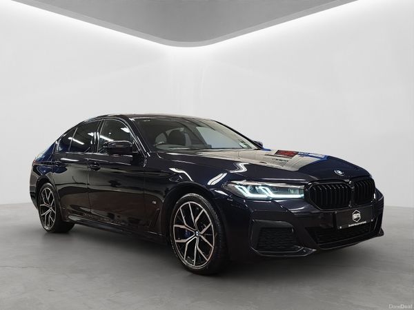 BMW 5-Series Saloon, Petrol Plug-in Hybrid, 2021, Black