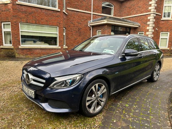 Mercedes-Benz C-Class Estate, Petrol Plug-in Hybrid, 2017, Blue