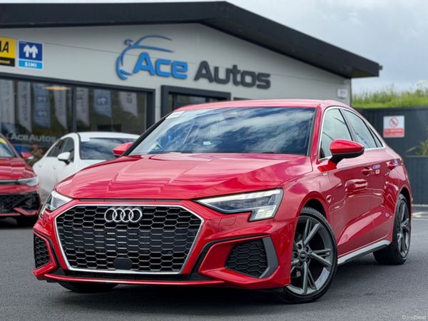 Audi A3 Saloon, Petrol, 2022, Red