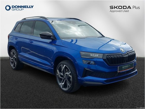 Skoda Karoq Estate, Petrol, 2025, Blue