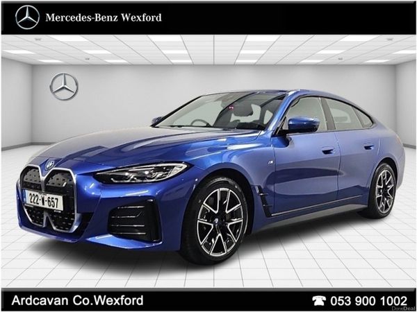 BMW i4 Saloon, Electric, 2022, Blue