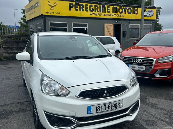 Mitsubishi Mirage Hatchback, Petrol, 2018, White