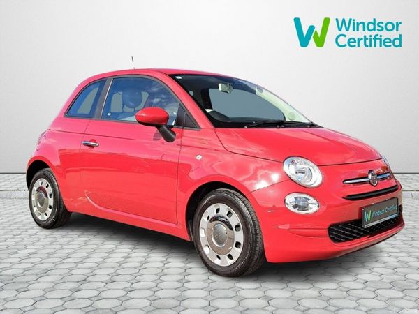 Fiat 500 Hatchback, Petrol, 2018, Red