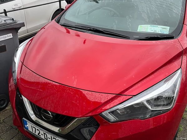 Nissan Micra Hatchback, Petrol, 2017, Red