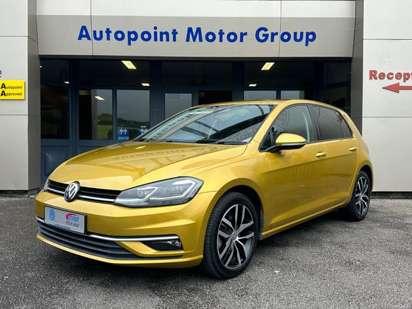 Volkswagen Golf Hatchback, Petrol, 2019, Gold