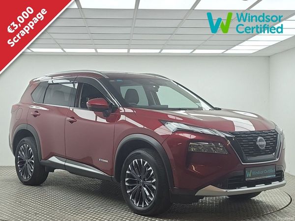 Nissan X-Trail SUV, Petrol Hybrid, 2026, Red