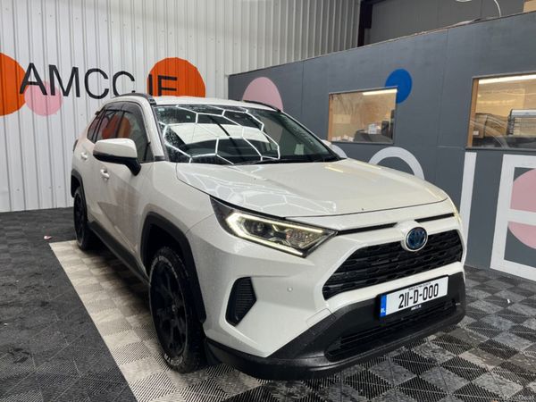 Toyota RAV4 SUV, Petrol Hybrid, 2021, White