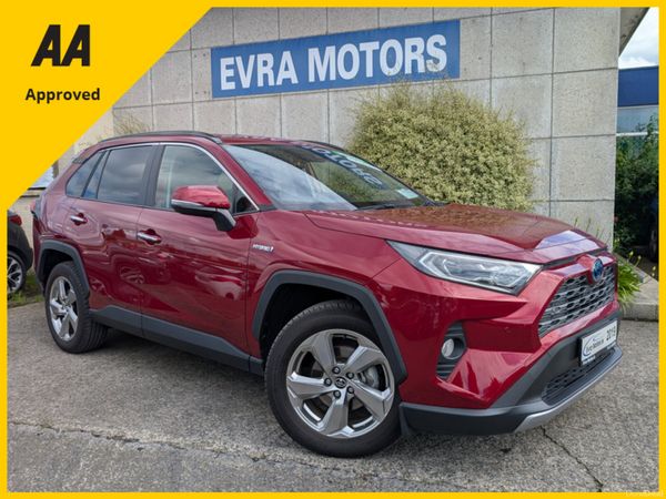Toyota RAV4 SUV, Petrol Hybrid, 2019, Red