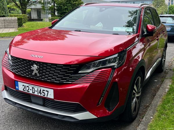 Peugeot 3008 MPV, Petrol Plug-in Hybrid, 2021, Red