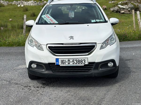 Peugeot 2008 SUV, Petrol, 2016, White