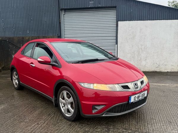 Honda Civic Hatchback, Petrol, 2010, Red