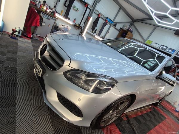 Mercedes-Benz E-Class Saloon, Diesel Hybrid, 2014, Silver