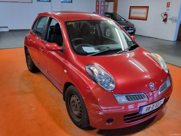 Nissan Micra Hatchback, Petrol, 2008, Red