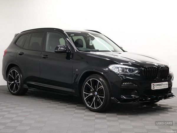 BMW X3 SUV, Diesel Hybrid, 2021, Black