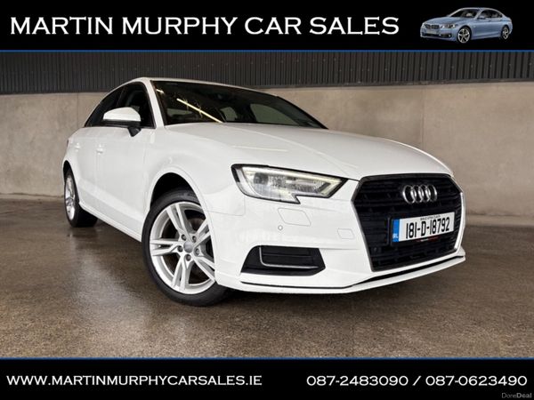 Audi A3 Saloon, Petrol, 2018, White