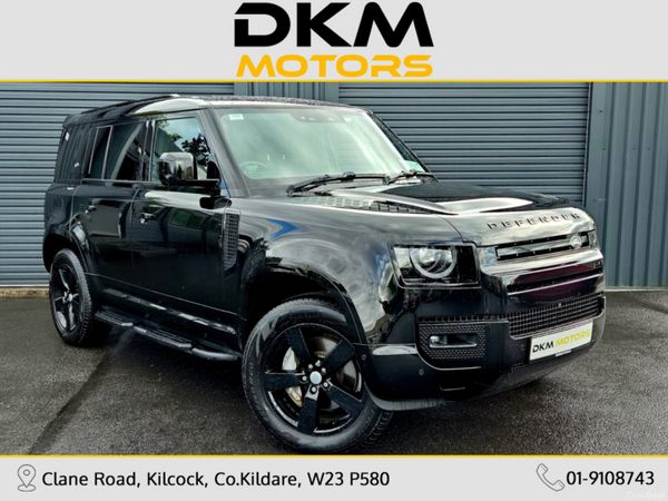 Land Rover Defender Estate, Petrol Plug-in Hybrid, 2024, Black
