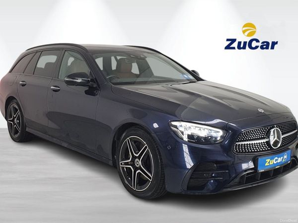 Mercedes-Benz E-Class Estate, Diesel Hybrid, 2022, Blue