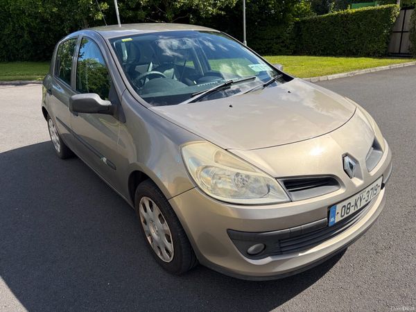 Renault Clio Hatchback, Ethanol Petrol, 2008, Gold