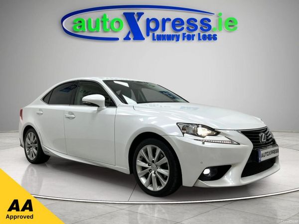 Lexus IS Saloon, Petrol Hybrid, 2015, White