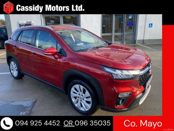 Suzuki SX4 SUV, Petrol Hybrid, 2023, Red