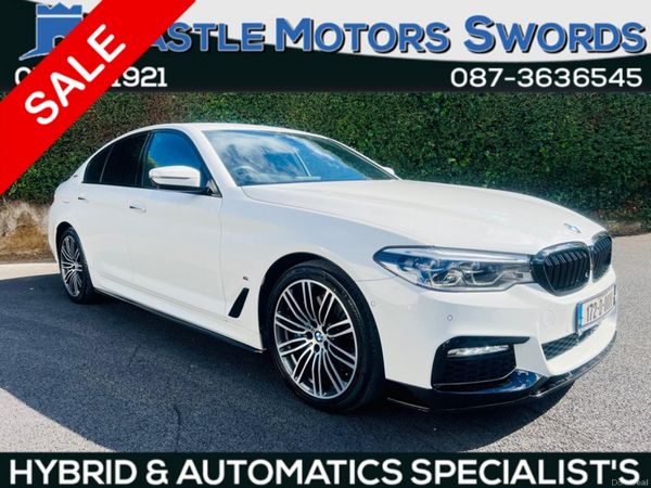 BMW 5-Series Saloon, Petrol Plug-in Hybrid, 2017, White