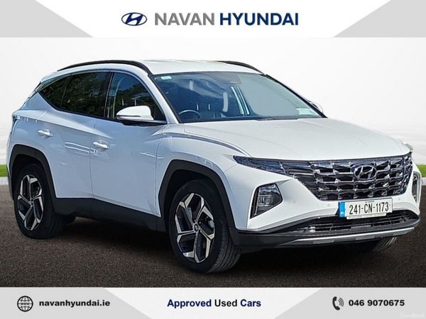Hyundai Tucson SUV, Petrol Hybrid, 2024, White