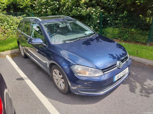 Volkswagen Golf Estate, Diesel, 2014, Blue
