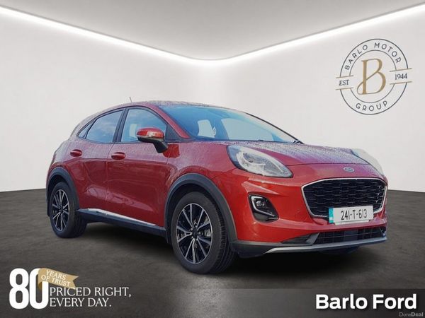 Ford Puma MPV, Petrol Hybrid, 2024, Red