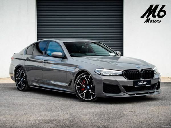 BMW 5-Series Saloon, Petrol Plug-in Hybrid, 2022, Grey